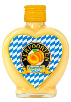 Herzflasche 0,2 L VERPOORTEN Oktoberfest Eierlikör – Marille 17 %vol 